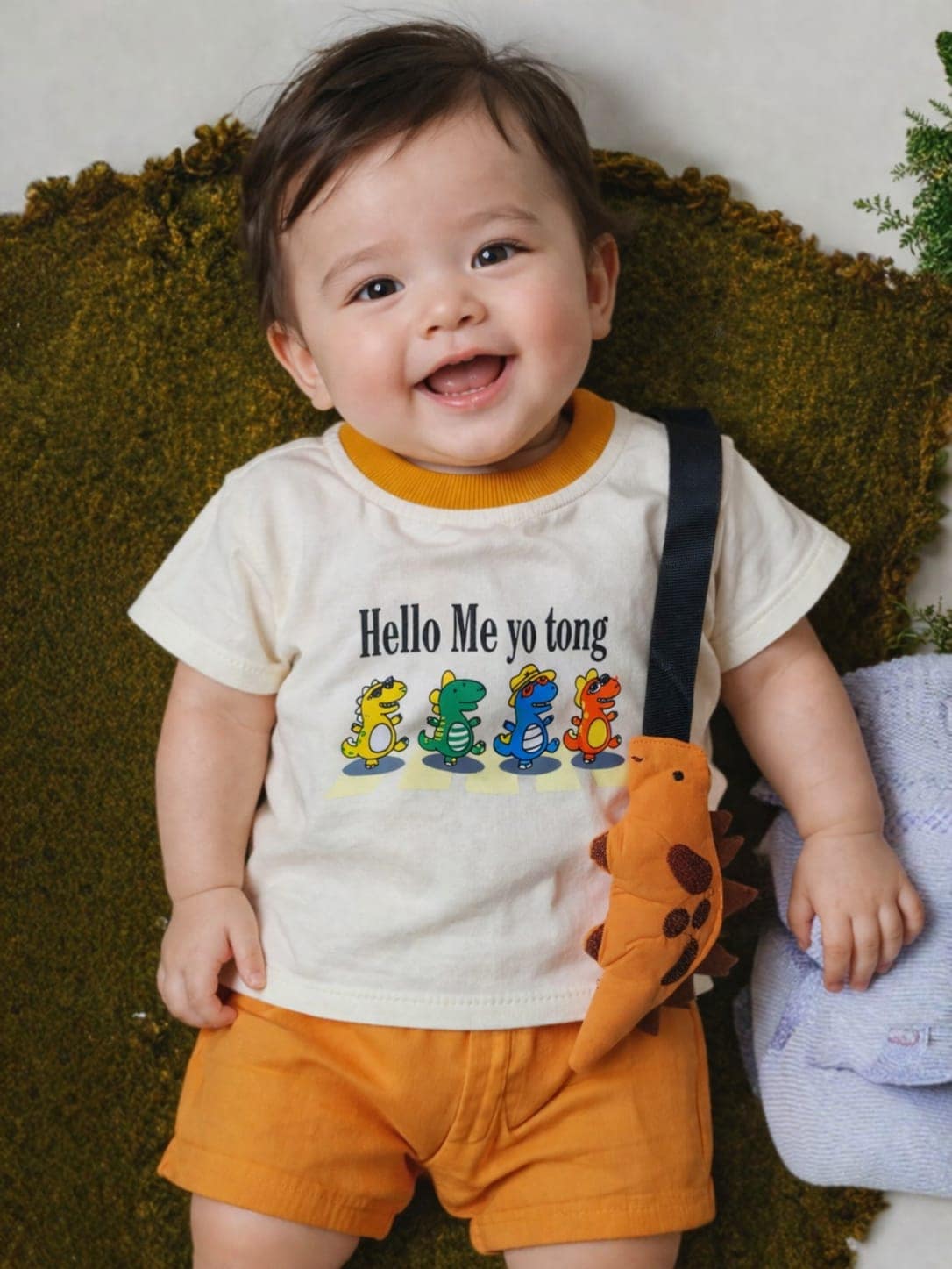 Giftset Tshirt With Shorts & Teddy School Bag - Image 3