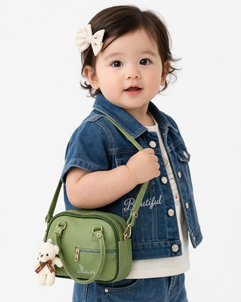 Jeans Jacket, Pant With Tshirt & Teddy Bag - Image 2