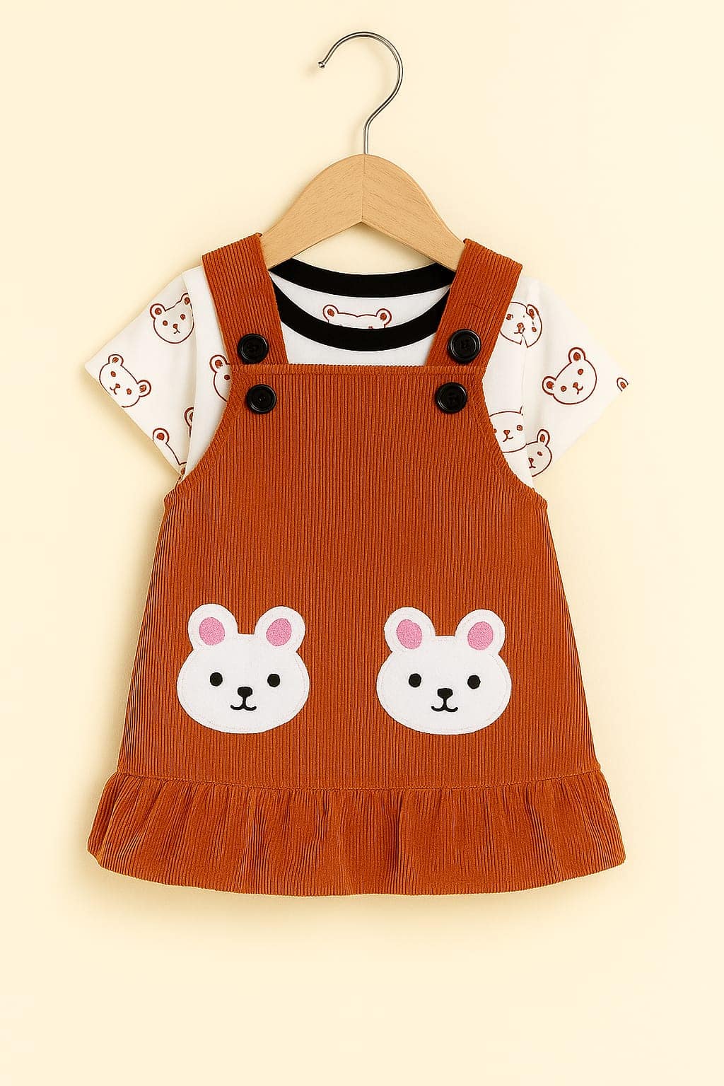 Baby 3 pc Giftset With Teddy Bag & Teddy Bear - Image 3