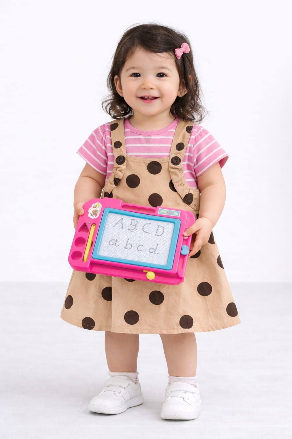 SoftBaby Giftset Frock & Magnetic Slate