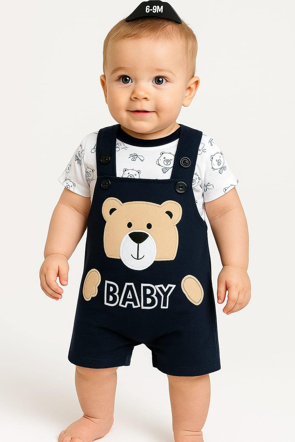 SoftBaby Giftset Dungarees & Celebration Chocolate - Image 4