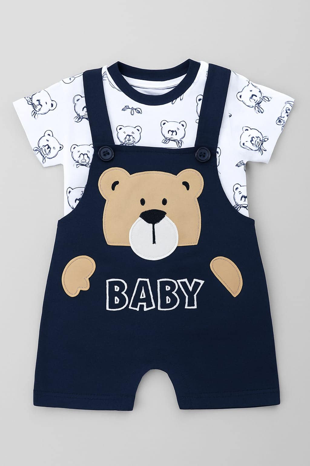 SoftBaby Giftset Dungarees & Celebration Chocolate - Image 3