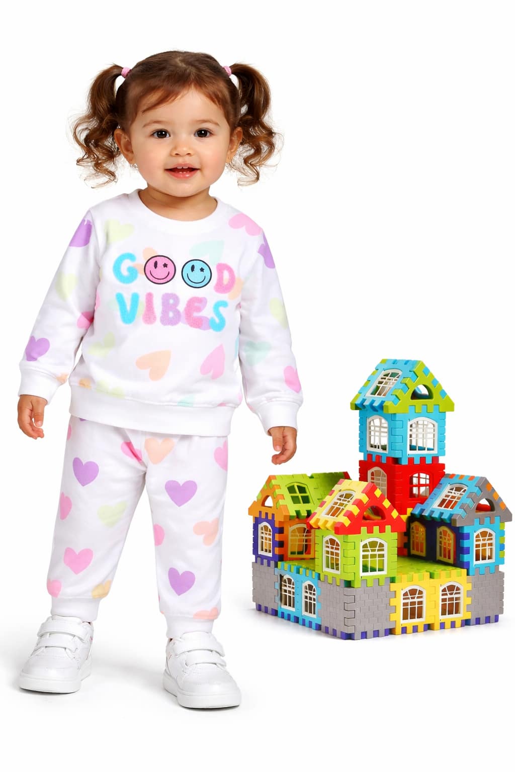 Unisex Sweatshirt With Pant & Building Block