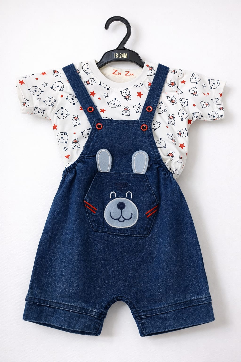 SoftBaby Giftset Dungarees & Trek Robot - Image 2