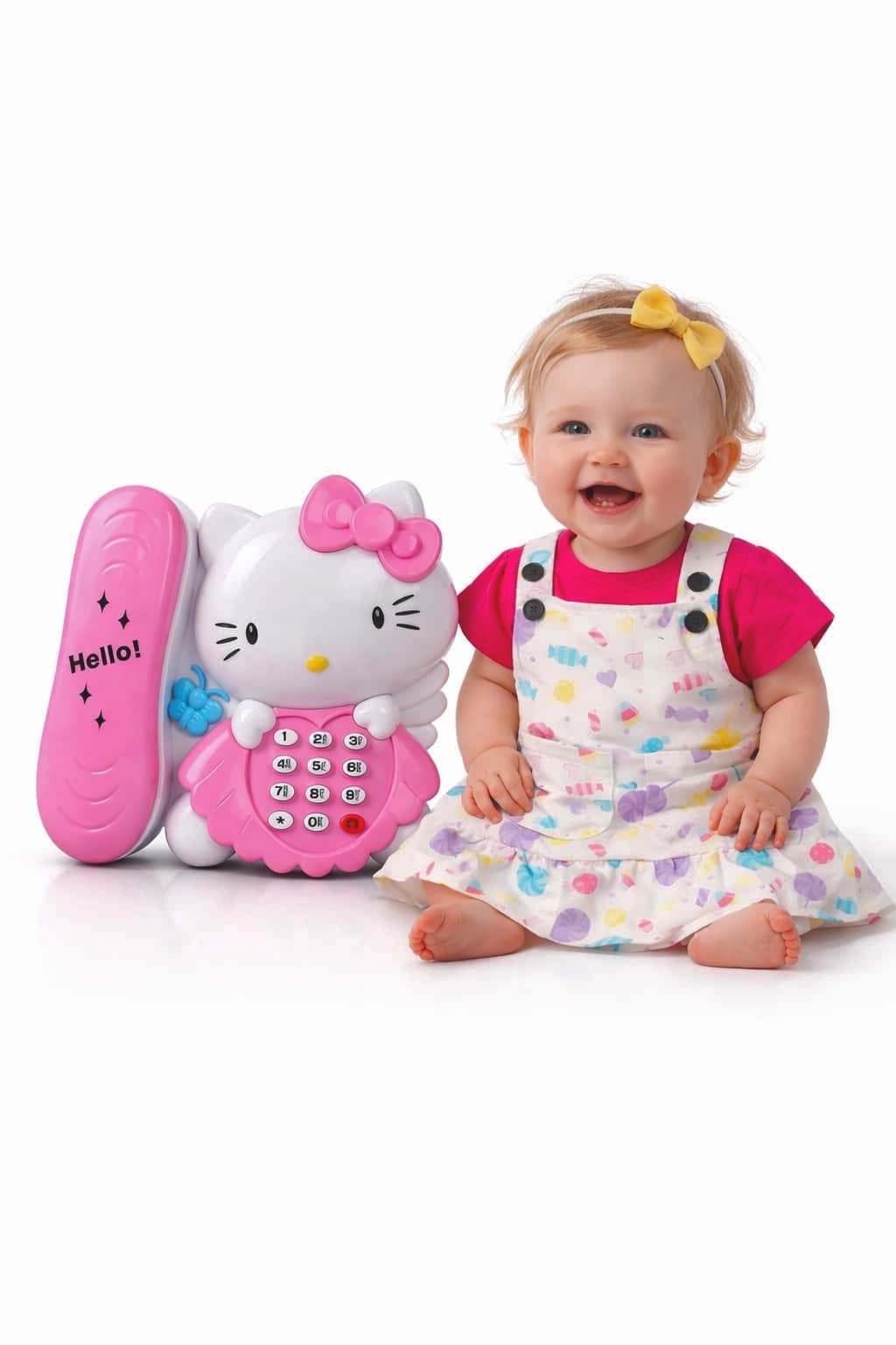 SoftBaby Giftset Frock & Musical Toy Telephone