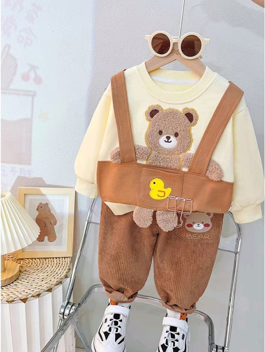 Kids Full Sleeves Two Piece Set Sweatshirt With Pant