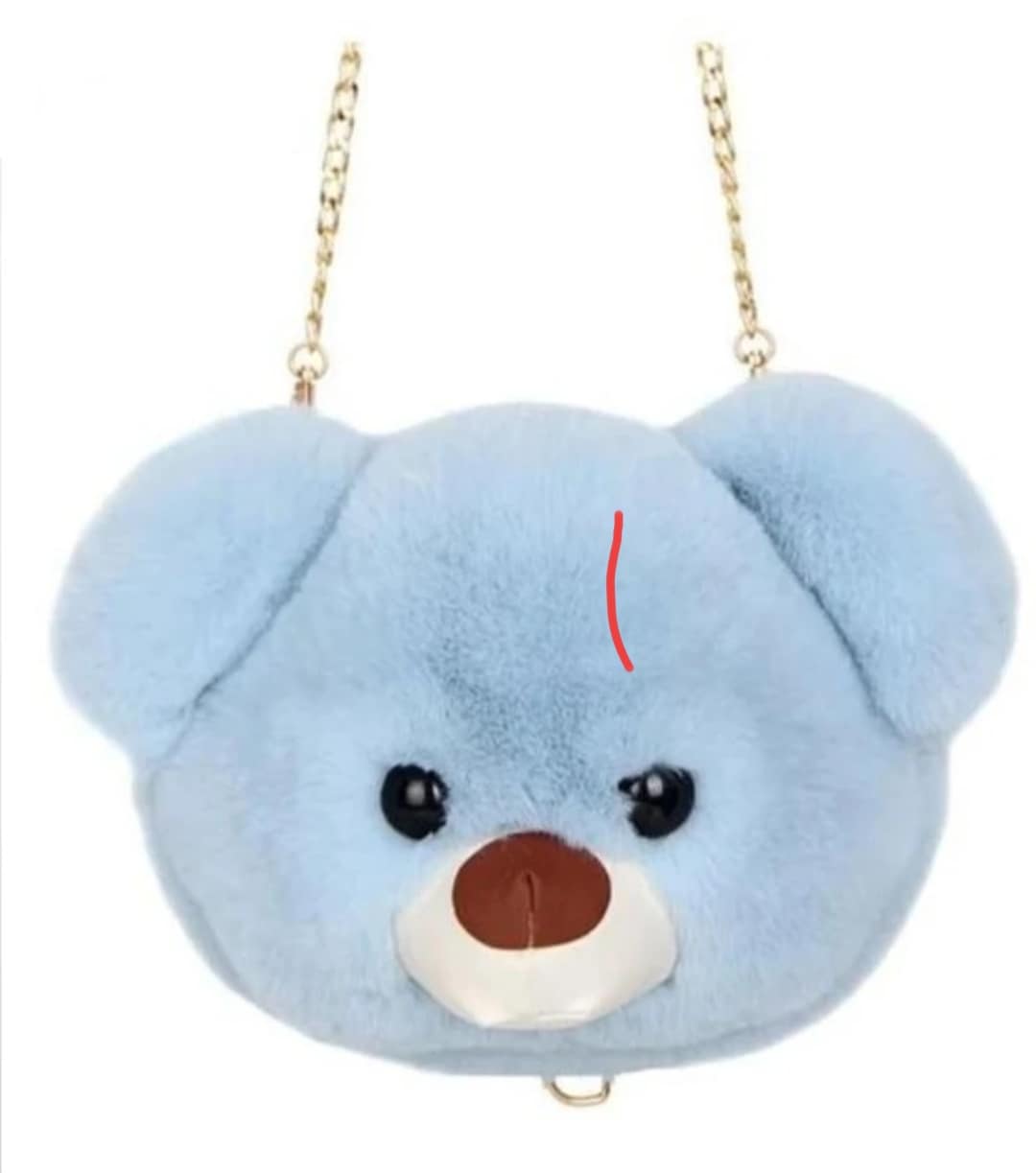 Baby 2pc Giftset Party Wear Frock With Teddy Bag - Image 2