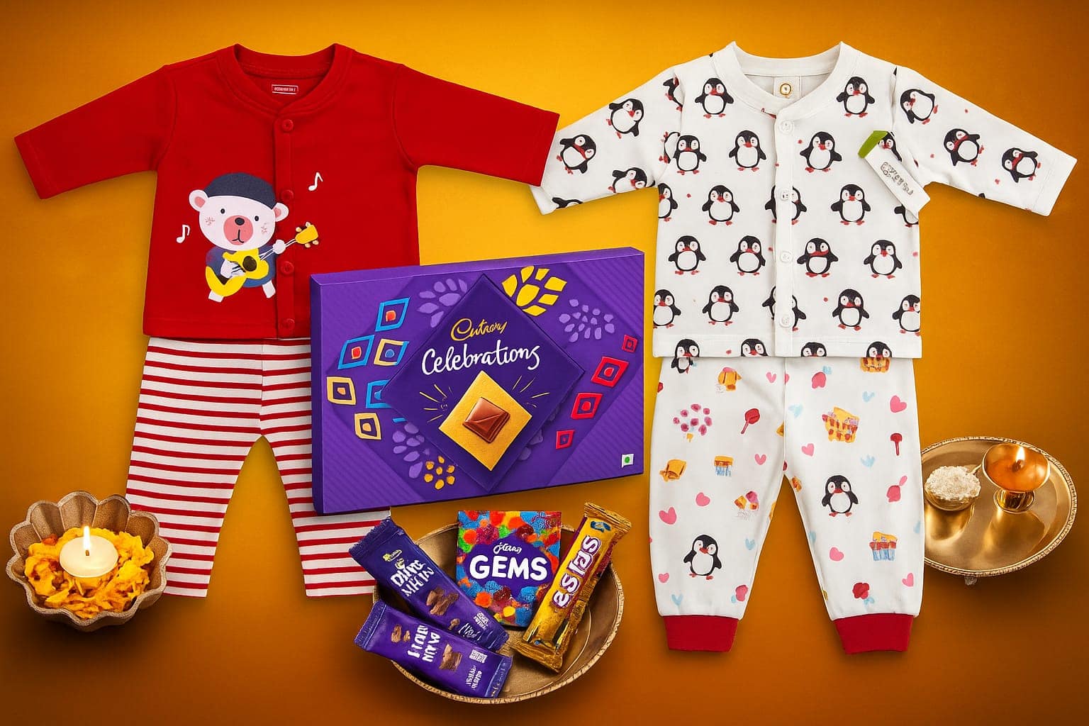 Baby Giftset (6M-12M) With Celebration Chocolate - Image 3