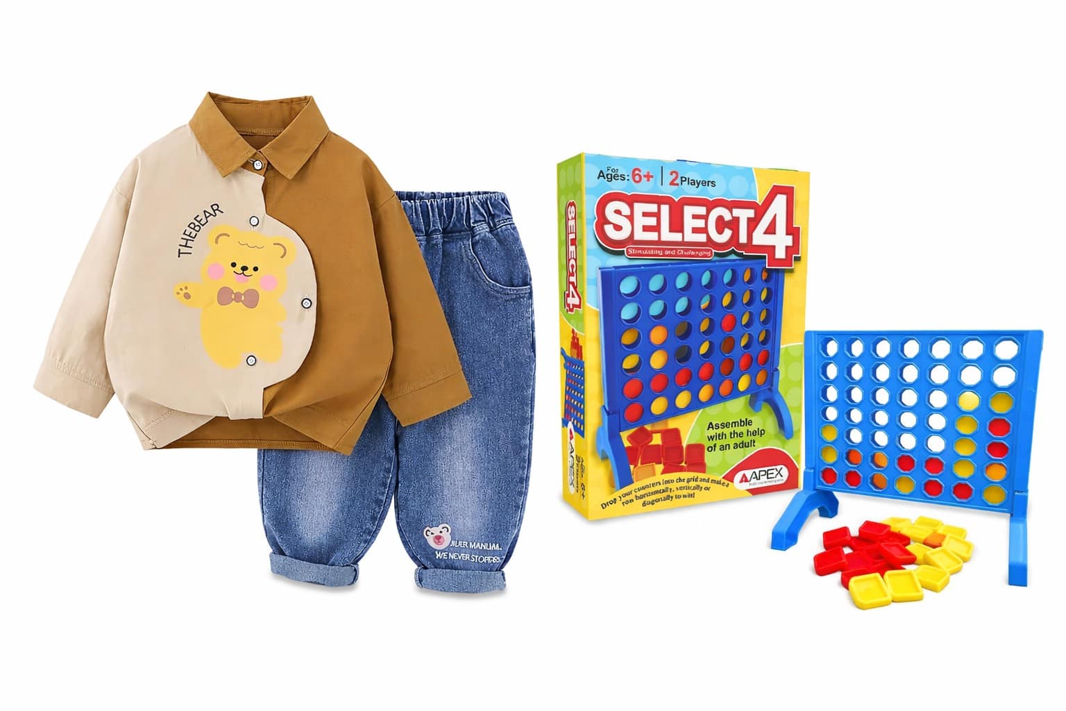 Giftset Shirt With Pant & Row Board Game - Image 2