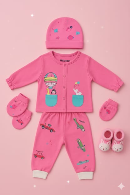 Baby Giftset(7 pcs) With Baby Wipes