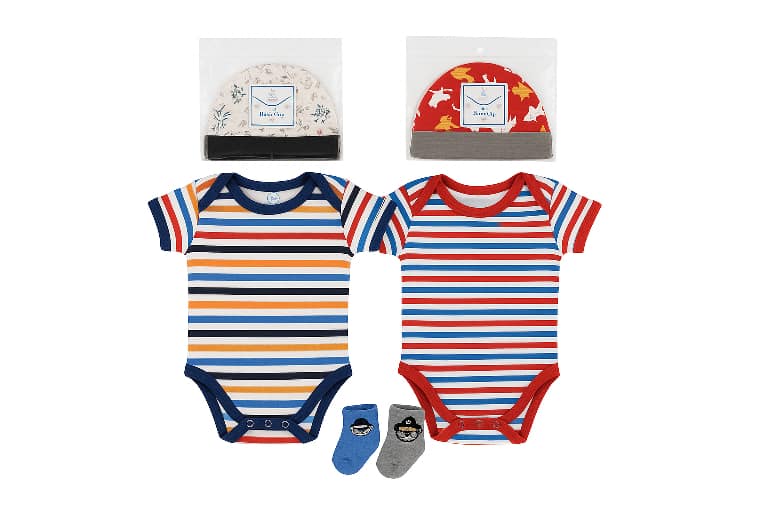 Baby Giftset(9 pcs) 3-6 M With Wash clothes