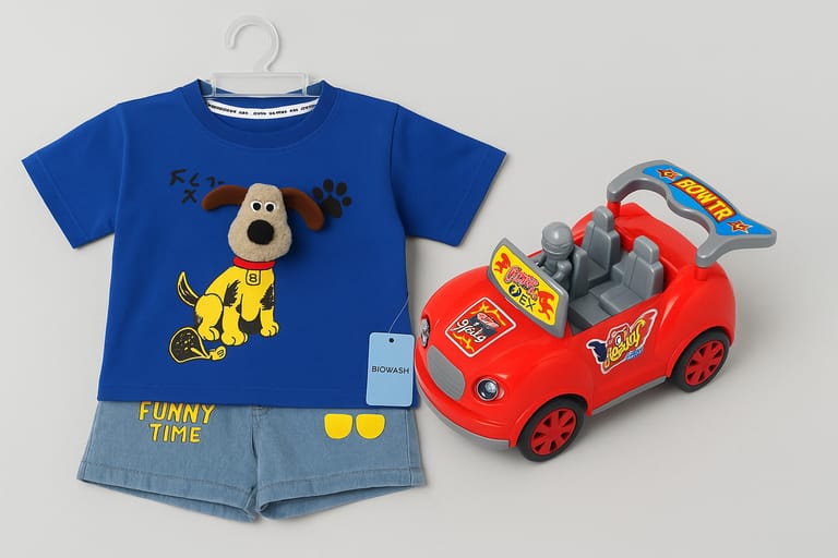 Imported Baby Giftset With Battery Operated Car - Image 3
