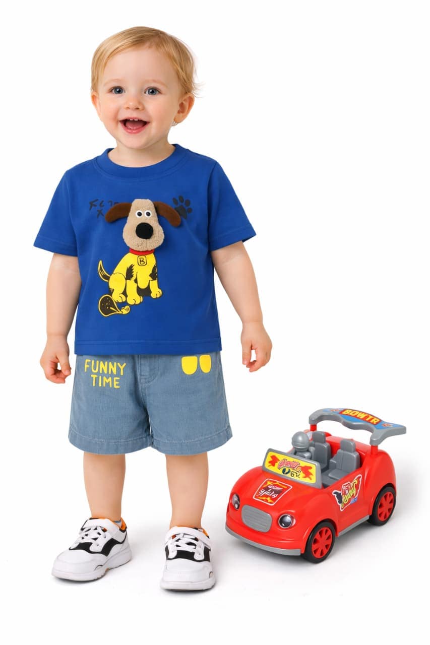 Imported Baby Giftset With Battery Operated Car